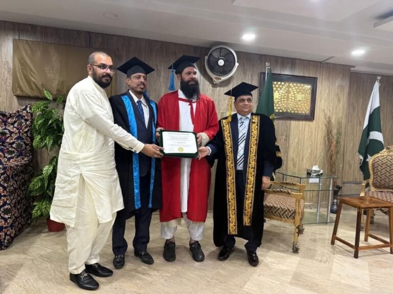 Royal American University Awards Honorary Doctorate in Community Service to Hazrat Hakeem Muhammad Tariq Mahmood Chughtai