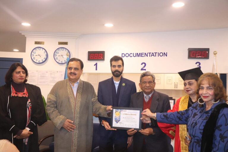 UNI American Eagles Honors Global Leaders with American Awards in Ceremony Held at Kazakhstan House, Lahore.